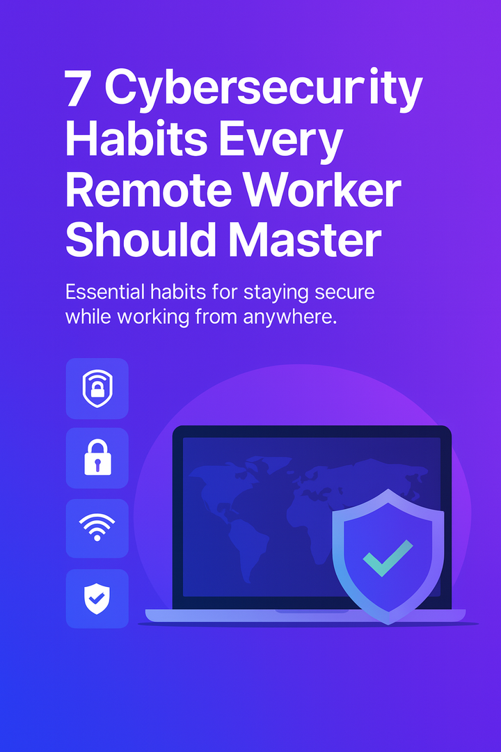 🔒 7 Cybersecurity Habits Every Remote Worker Should Master